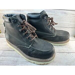 Timberland PRO Gridworks 6" Work Boots Mens Size 10W Black Soft Toe Waterproof
